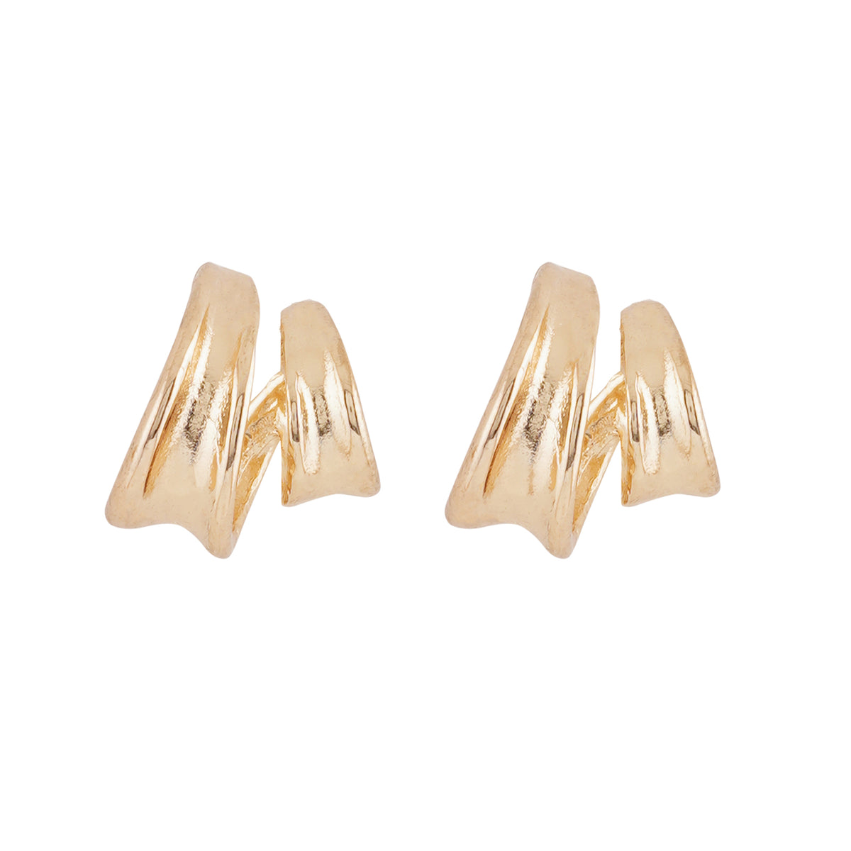 Pritnie Gold Hoop Earrings Joker & Witch