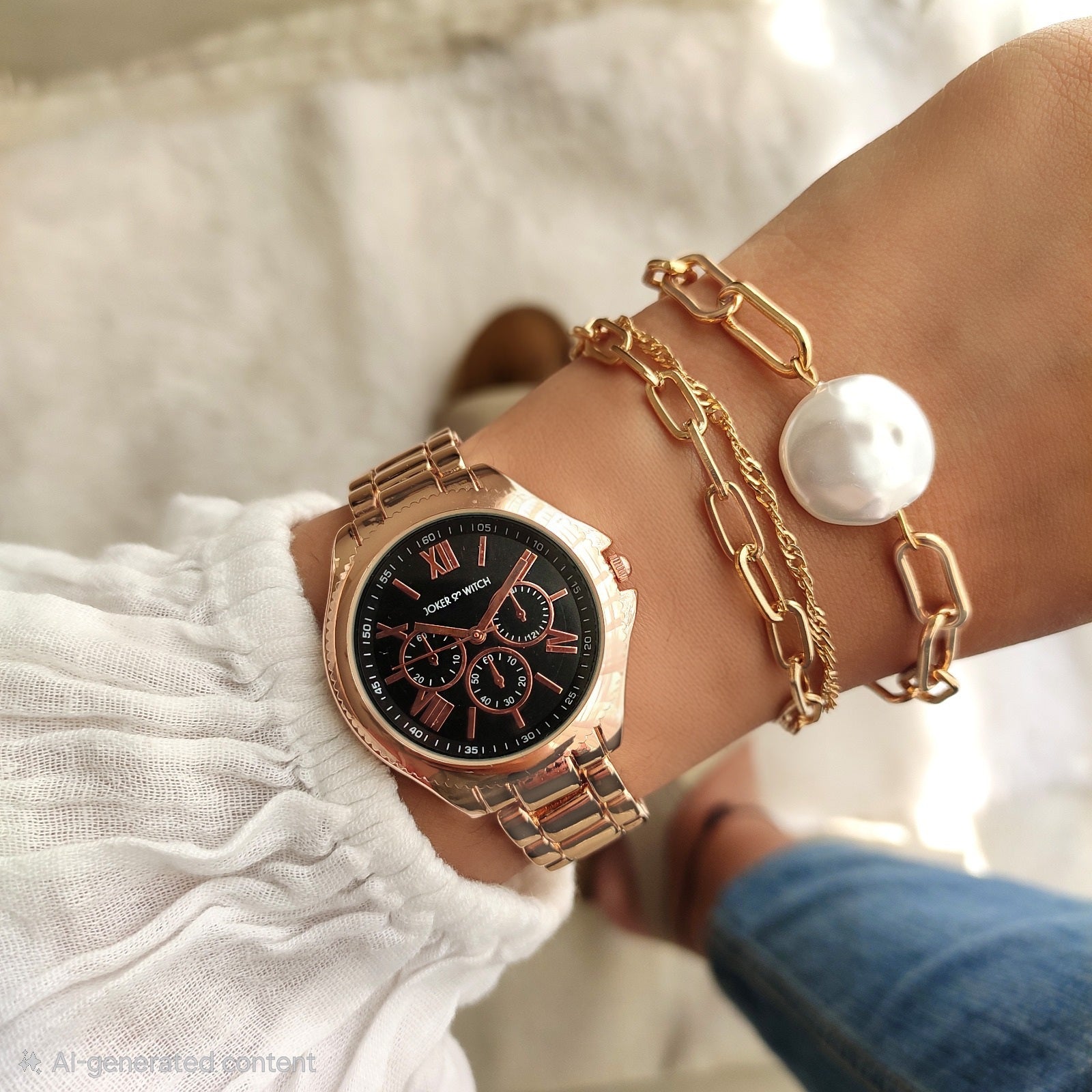 Joker & Witch Celine Watch Bracelet Stack for Women