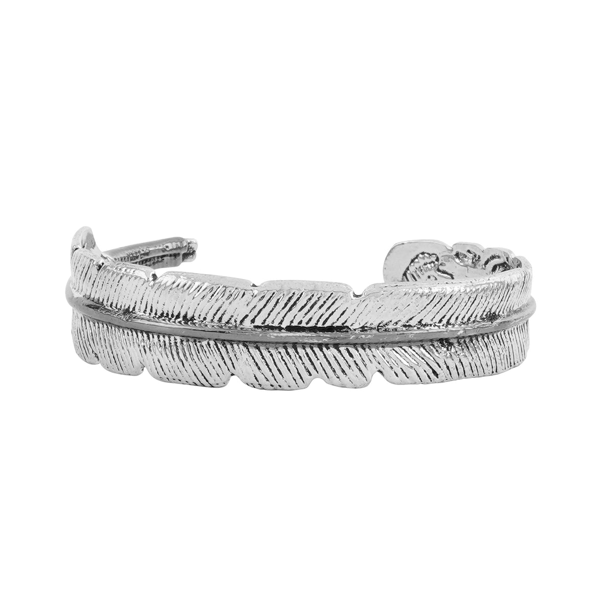 Joker Witch Hermes Silver Feather Bracelet For Men