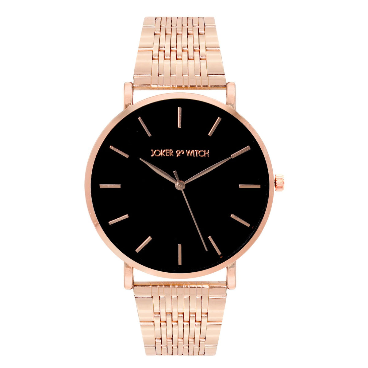 Shop Joker Witch Black Dial Rose gold Watch Women Online