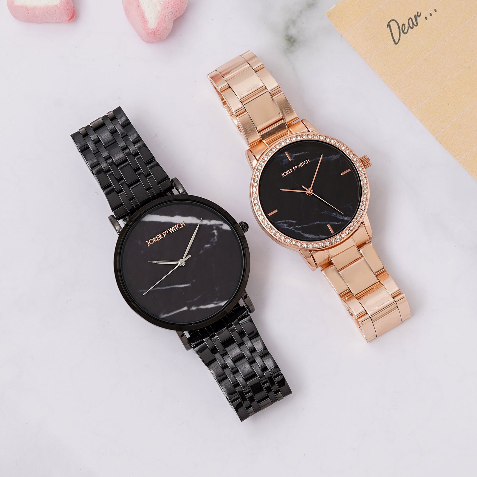 時計 Jerry Watch & necklace Shop Joker & Witch Ben & Jerry Couple Watches For Men & Women