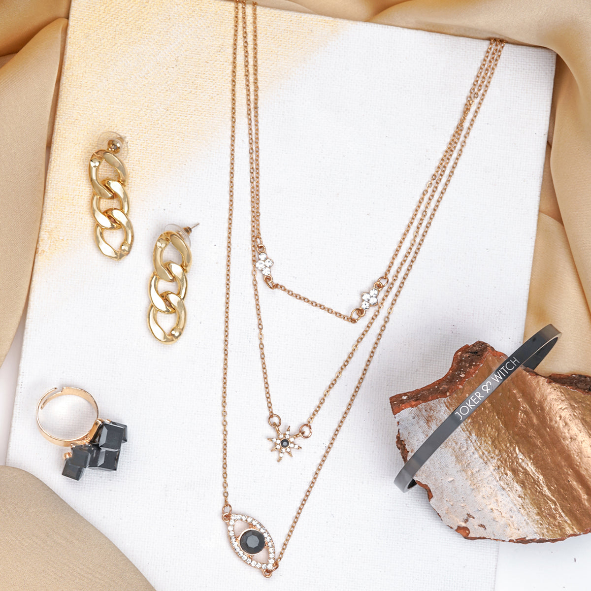 【超希少】The Jewels Series Mox Necklace Set Magic: The Gathering X RockLove Mox Diamond Necklace