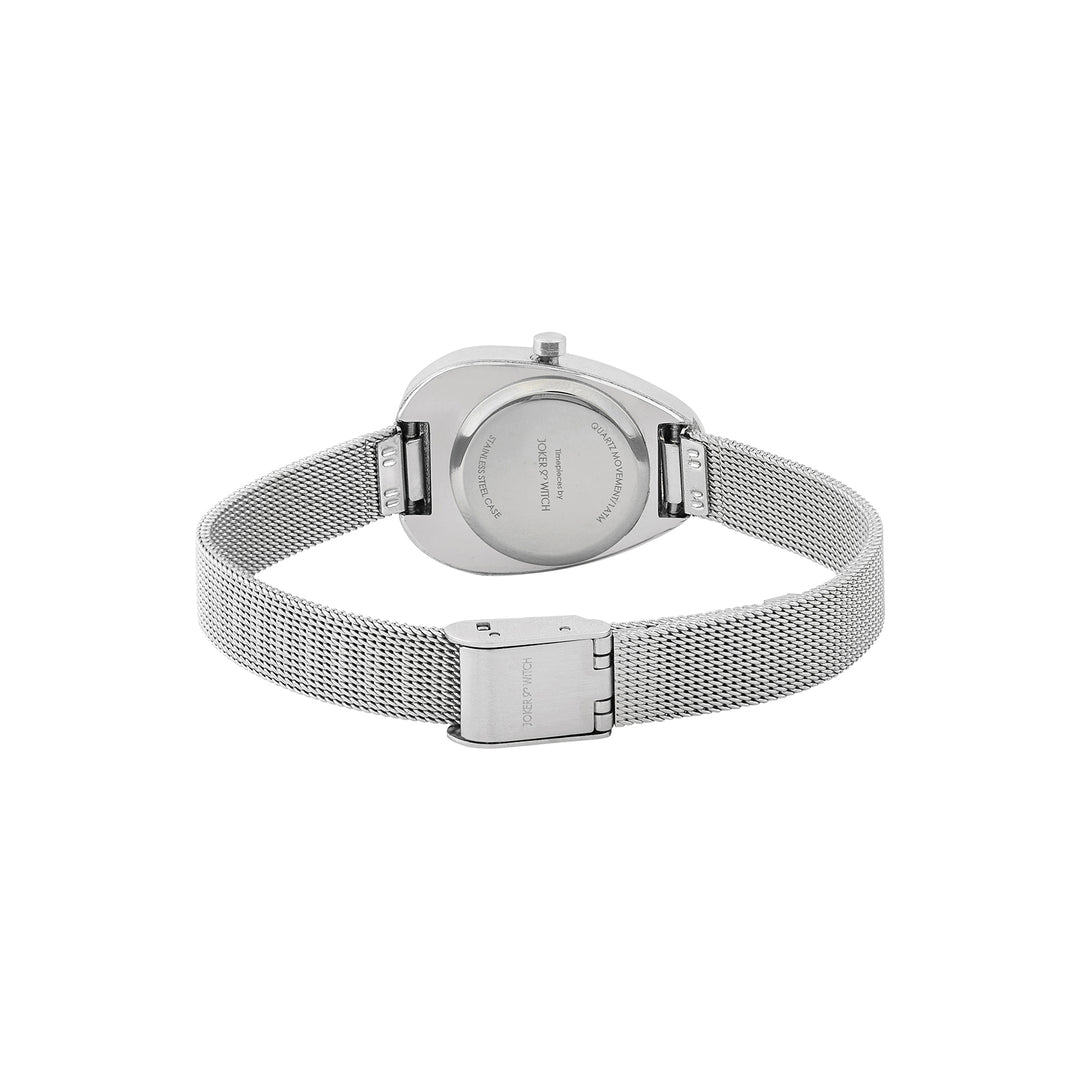 Maris Small Oval Dial Silver Mesh Strap Women's Watch