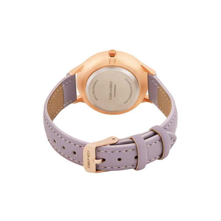 Elysian Medium Dial Lavender PU Strap Women's Watch