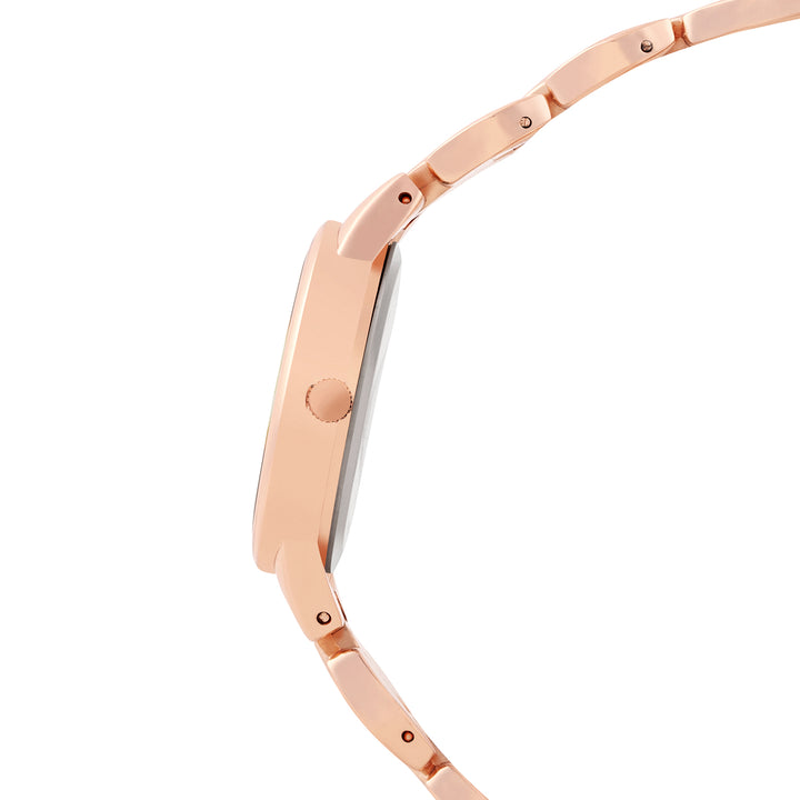 Athens Teal Medium Dial Rose Gold Bracelet Strap Women's Watch