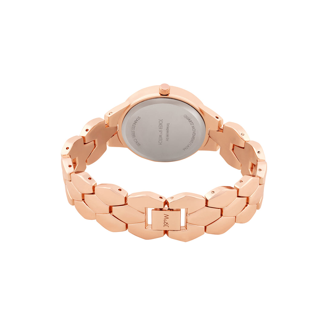 Athens Teal Medium Dial Rose Gold Bracelet Strap Women's Watch