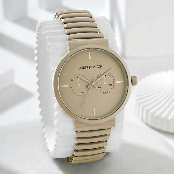 Airo Sand Large Dial Linked Chain Strap Unisex Watch