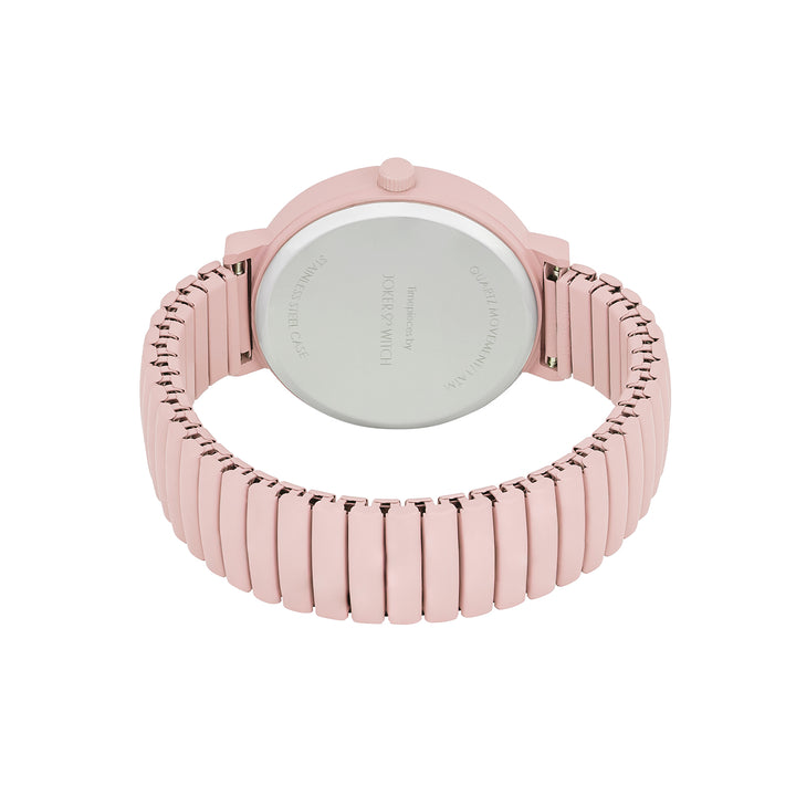 Airo Pink Medium Dial Linked Chain Strap Women's Watch