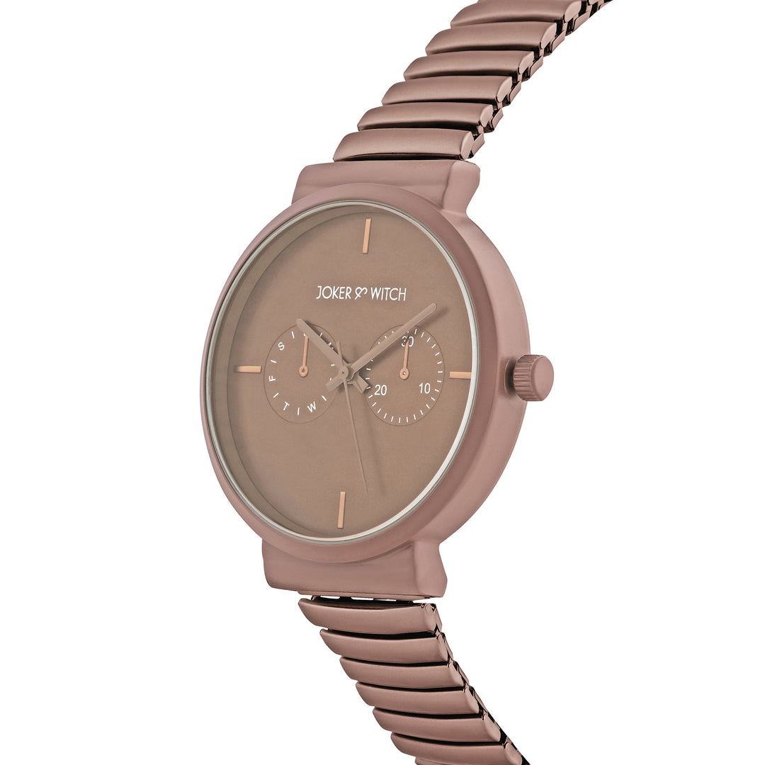 Airo Maroon Medium Dial Linked Chain Strap Women's Watch