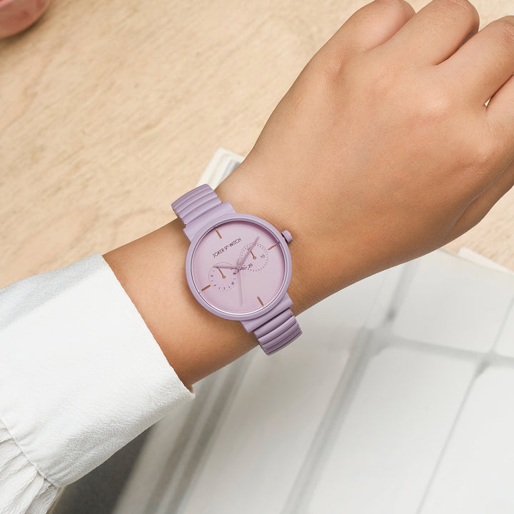 Airo Lavendar Medium Dial Linked Chain Strap Women's Watch