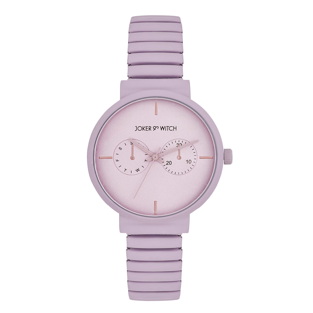 Airo Lavendar Medium Dial Linked Chain Strap Women's Watch