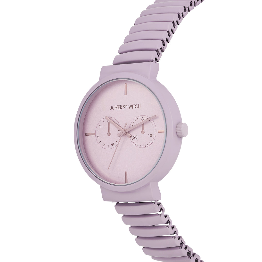 Airo Lavendar Medium Dial Linked Chain Strap Women's Watch