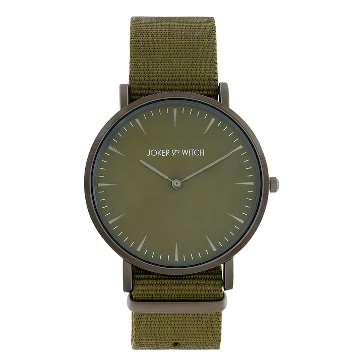 Phile Olive Large Dial Nato Strap Men's Watch