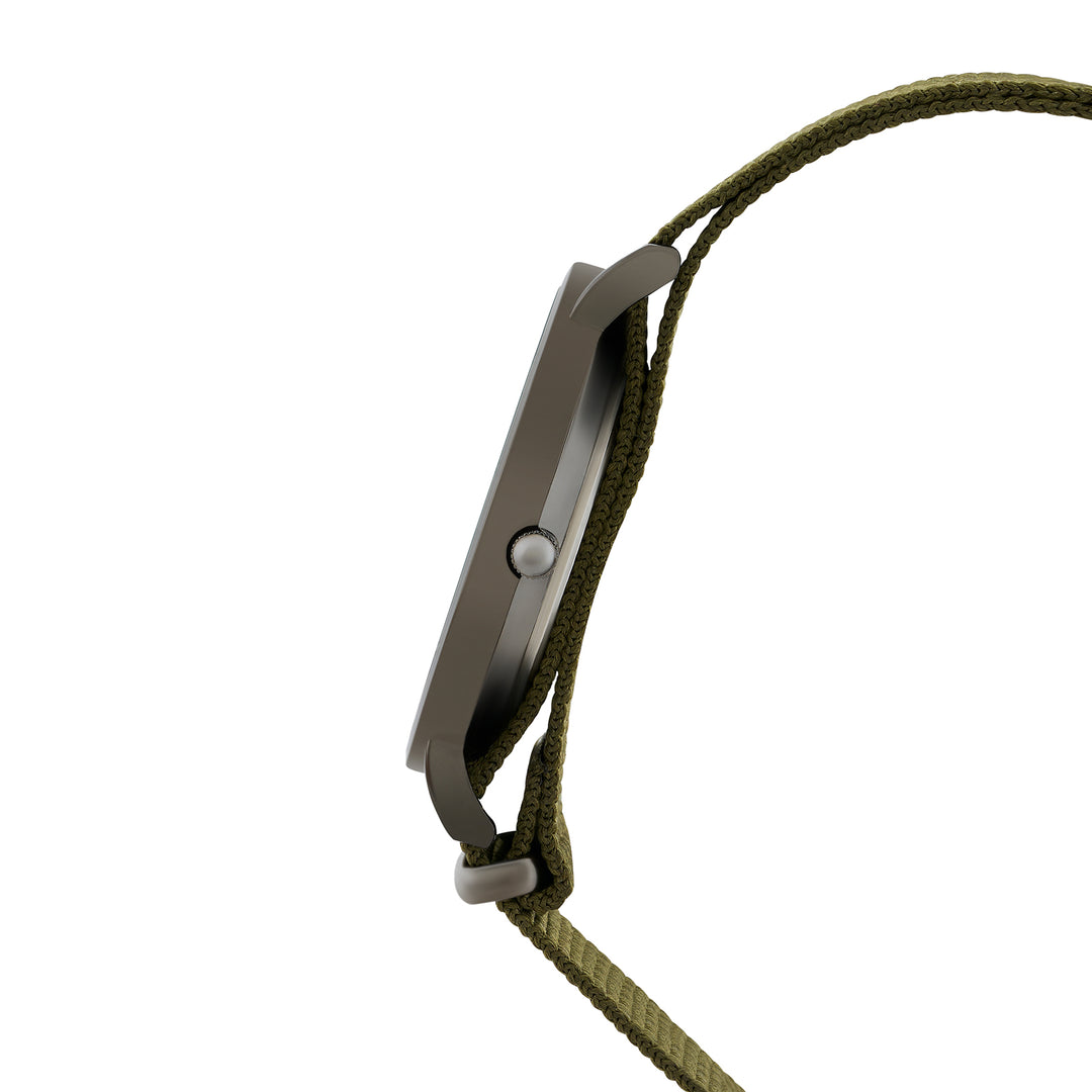 Phile Olive Large Dial Nato Strap Men's Watch