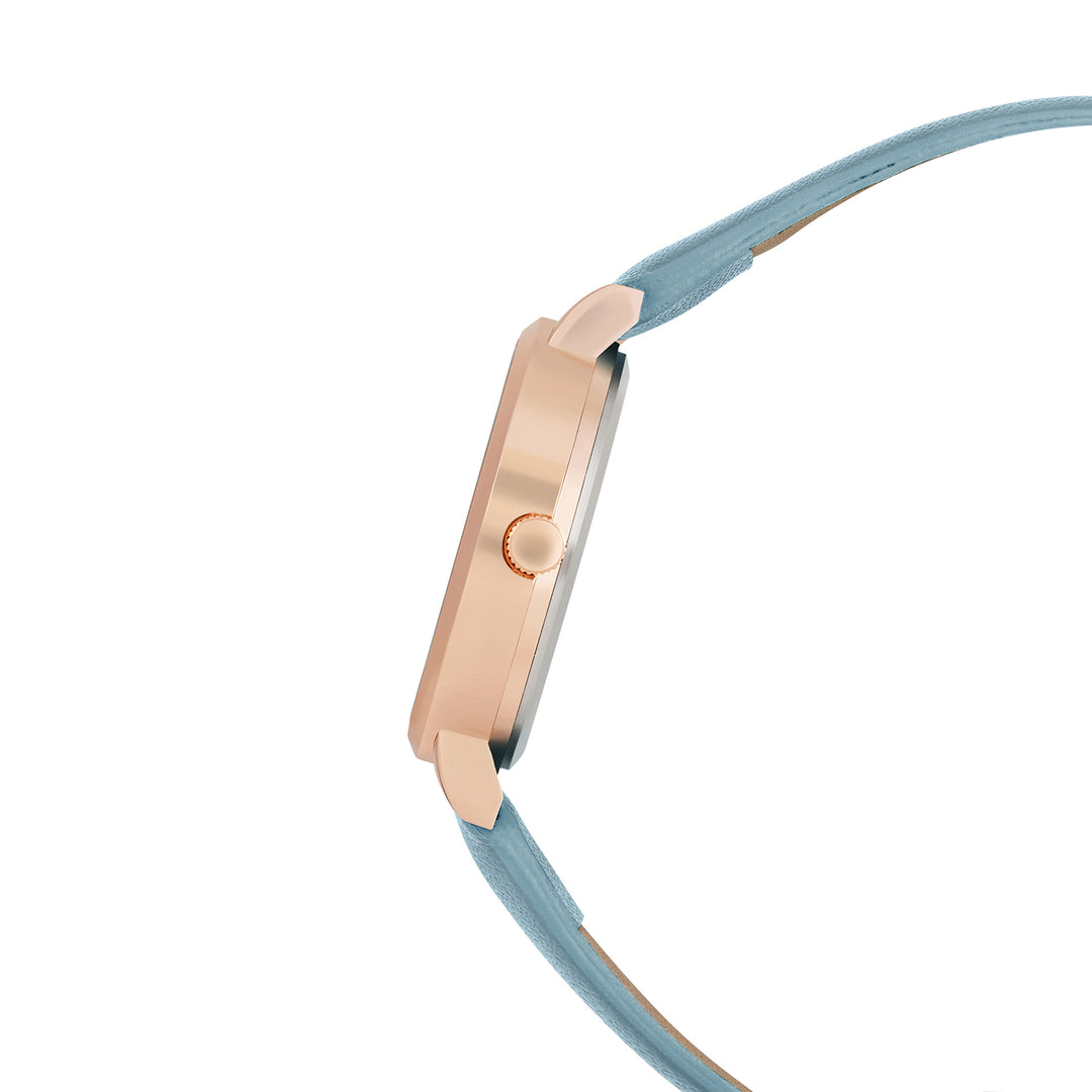 Skyfall Grey and MOP Medium Dial Grey PU Strap Women's Watch