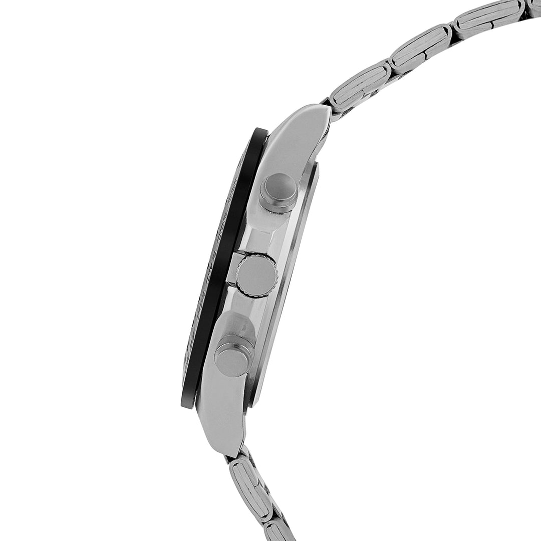 Jesko Silver Large Dial Linked Chain Strap Men's Watch