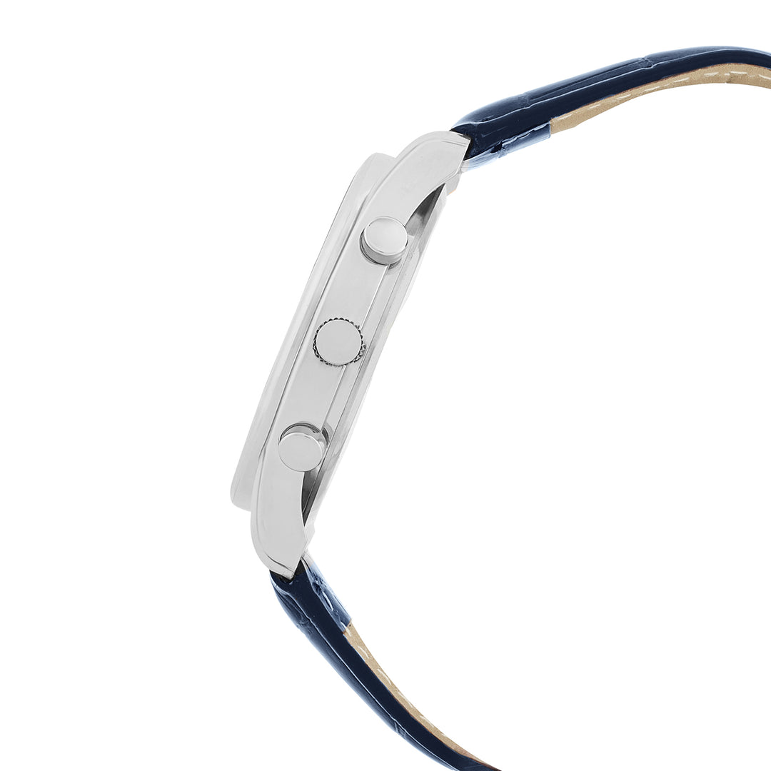 Gladiator Blue Large Dial PU Strap Men's Watch