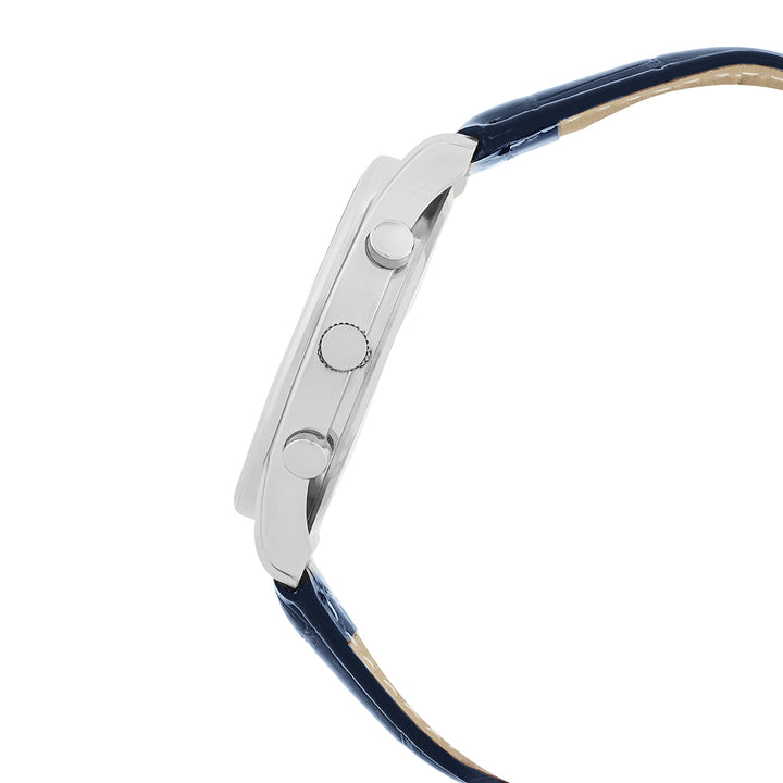 Gladiator Blue Large Dial PU Strap Men's Watch