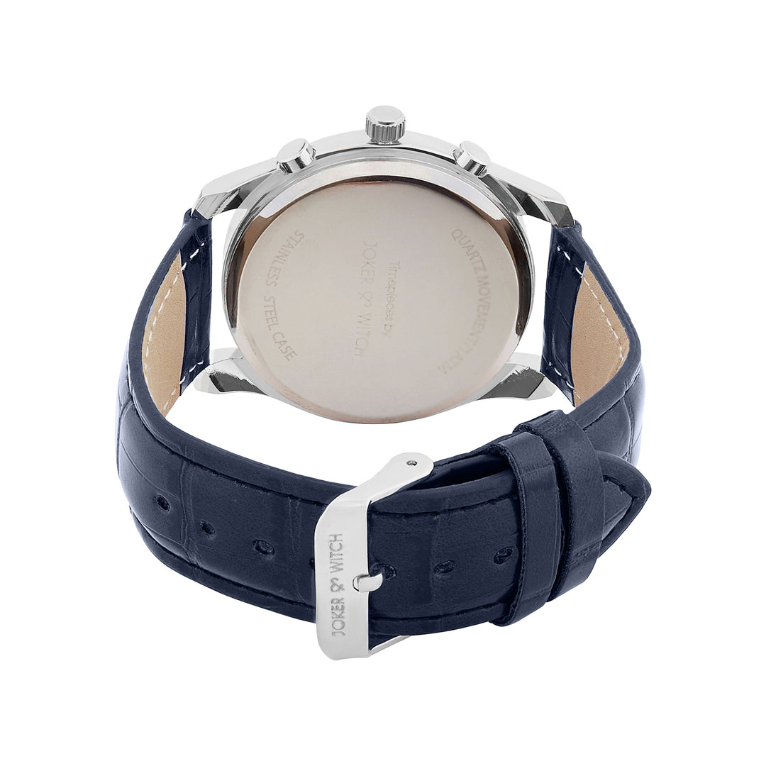 Gladiator Blue Large Dial PU Strap Men's Watch