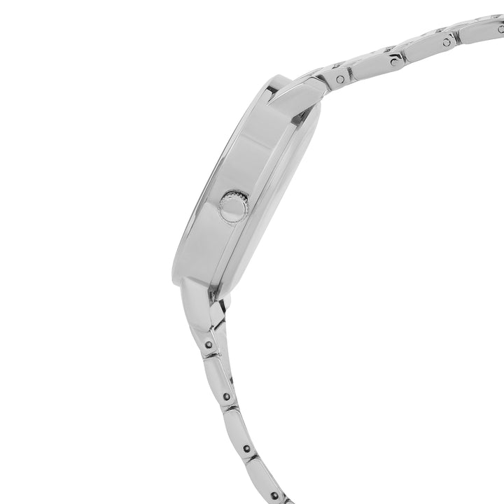 Taila Pink Medium Dial Silver Linked Chain Strap Women's Watch