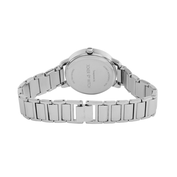 Taila Pink Medium Dial Silver Linked Chain Strap Women's Watch
