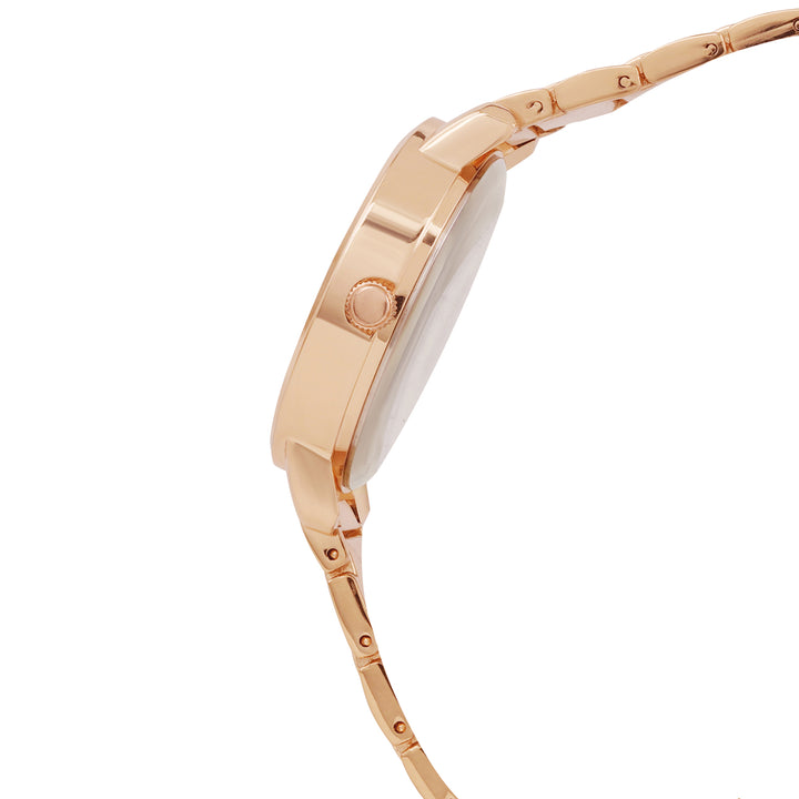 Taila Rose Gold Medium Dial Linked Chain Strap Women's Watch