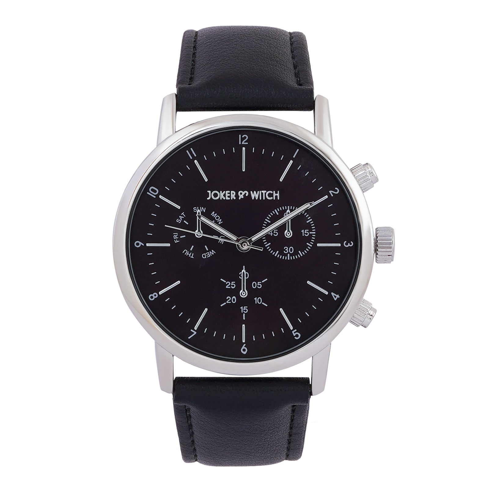 Shop online Dracary All Black Pu Strap Watch Watch by Joker & Witch