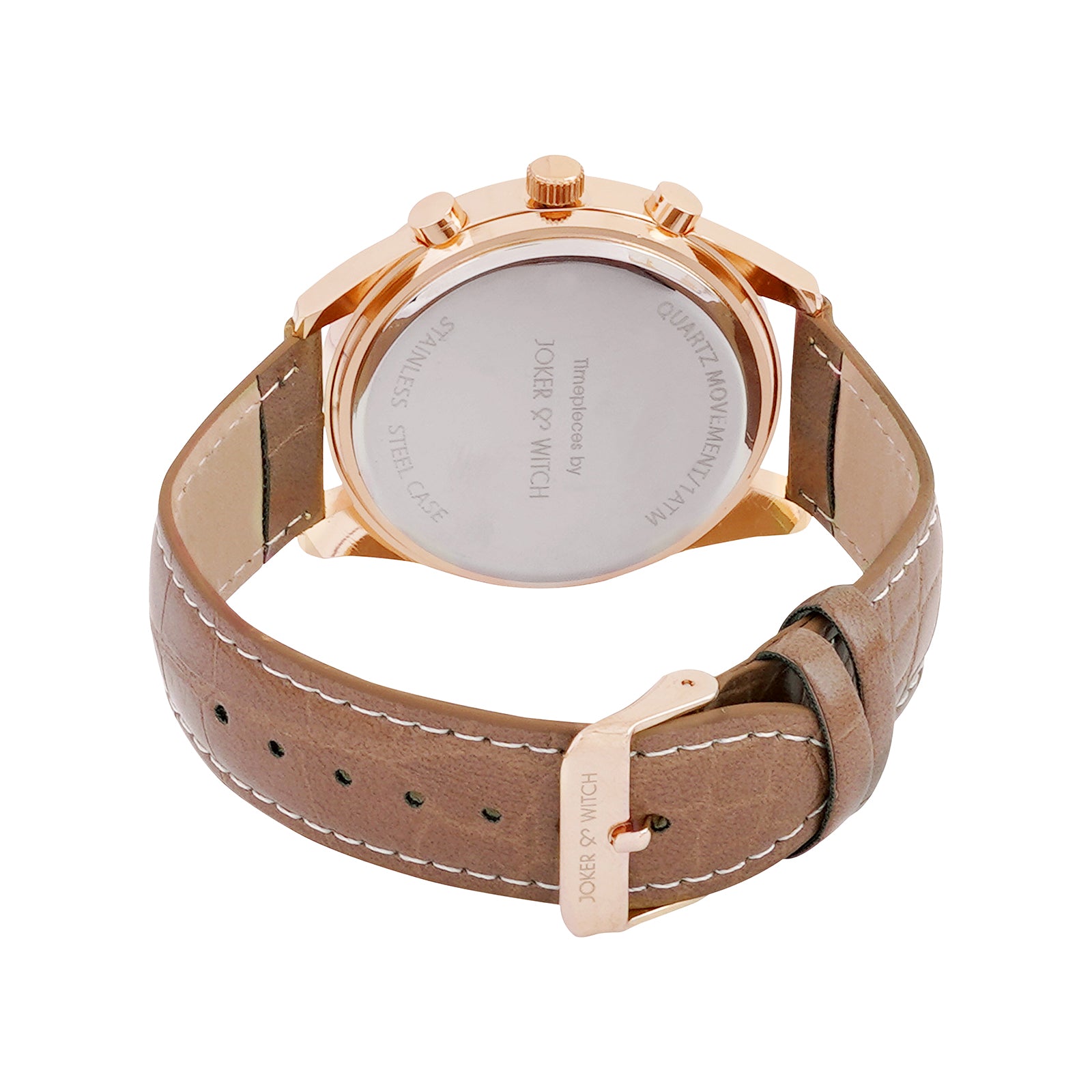 Shop online Legolas Rosegold Croc Strap Watch by Joker & Witch