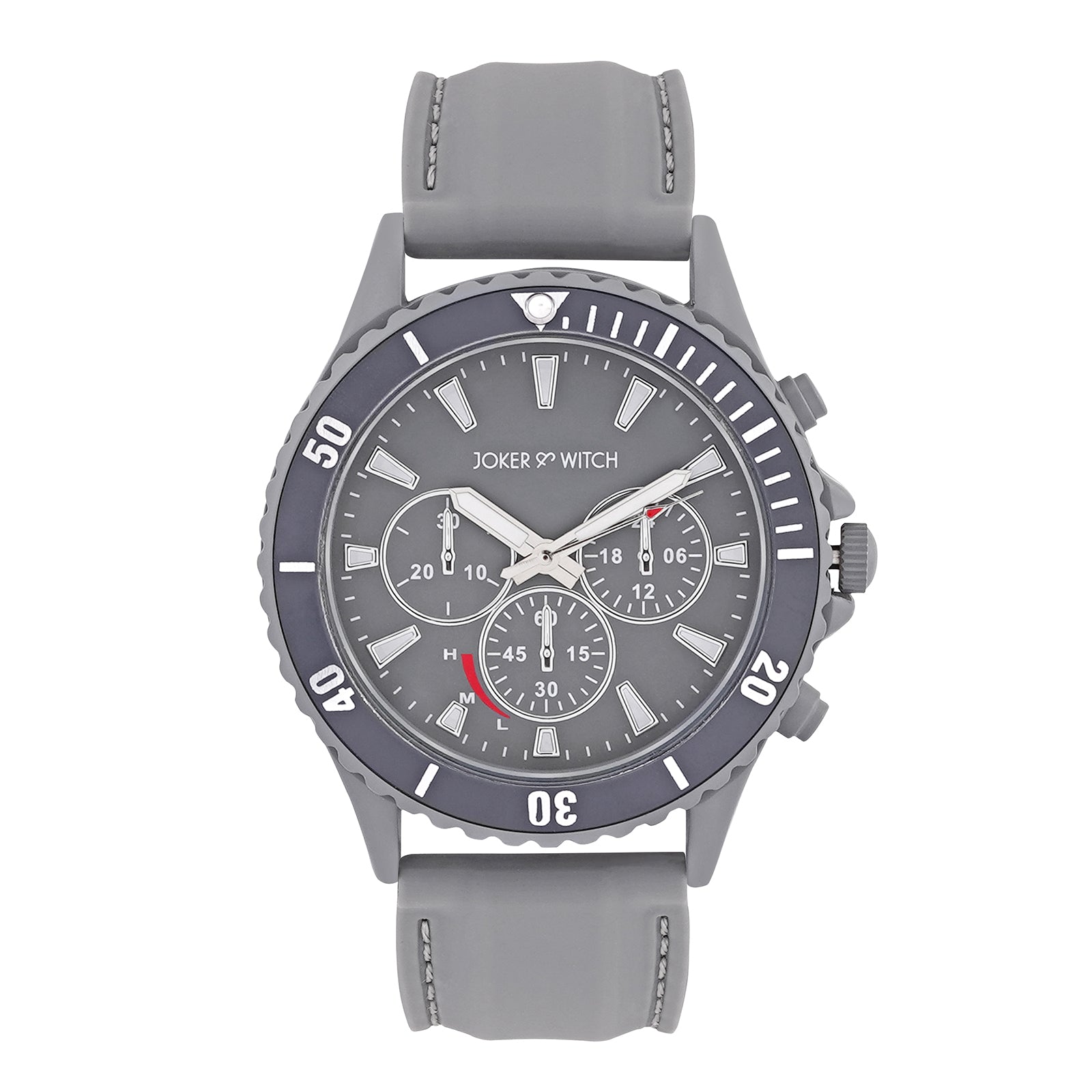 Shop online Spacey All Grey Silicon Strap Watch by Joker & Witch