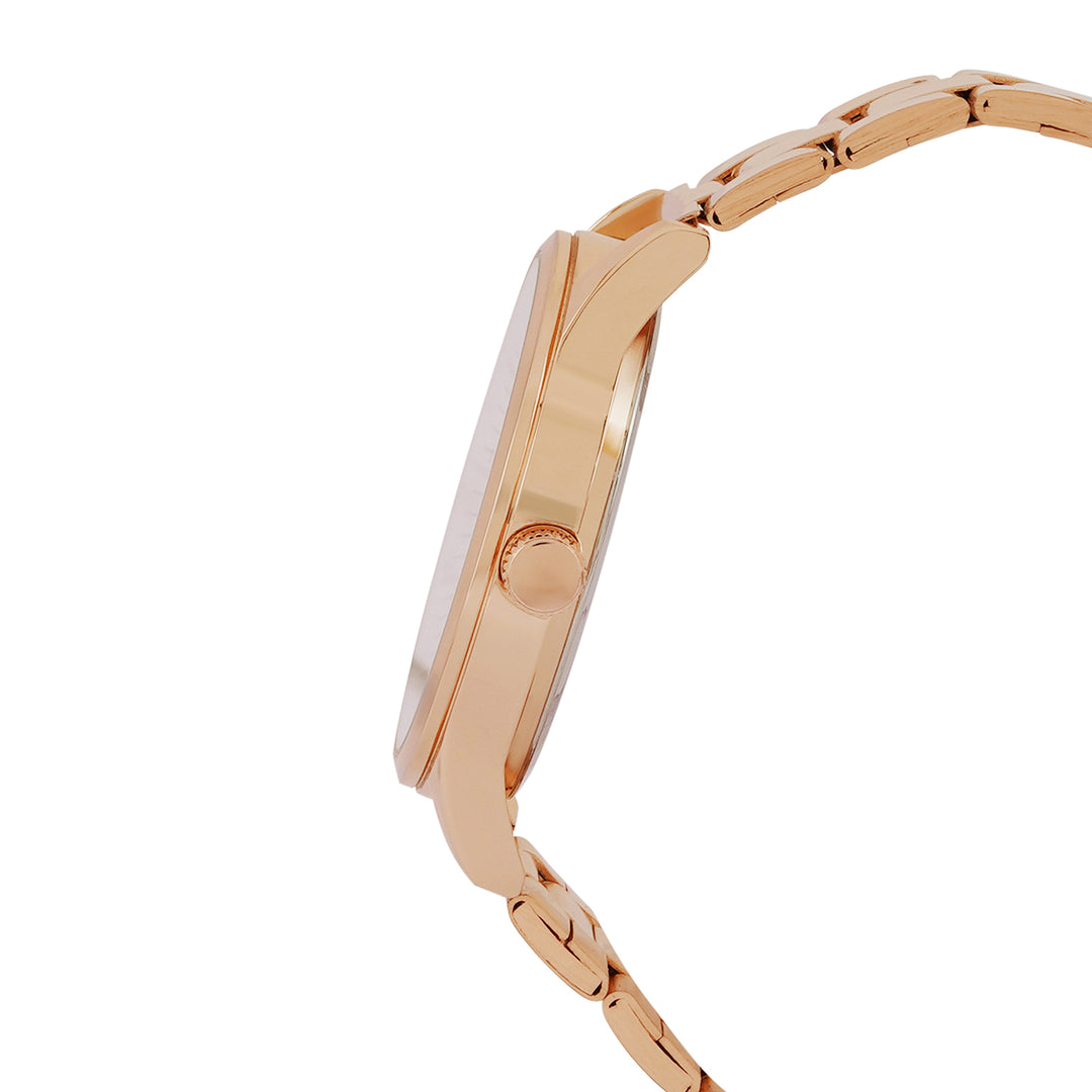 Carioca Rose Gold Large Dial Linked Chain Strap Unisex Watch