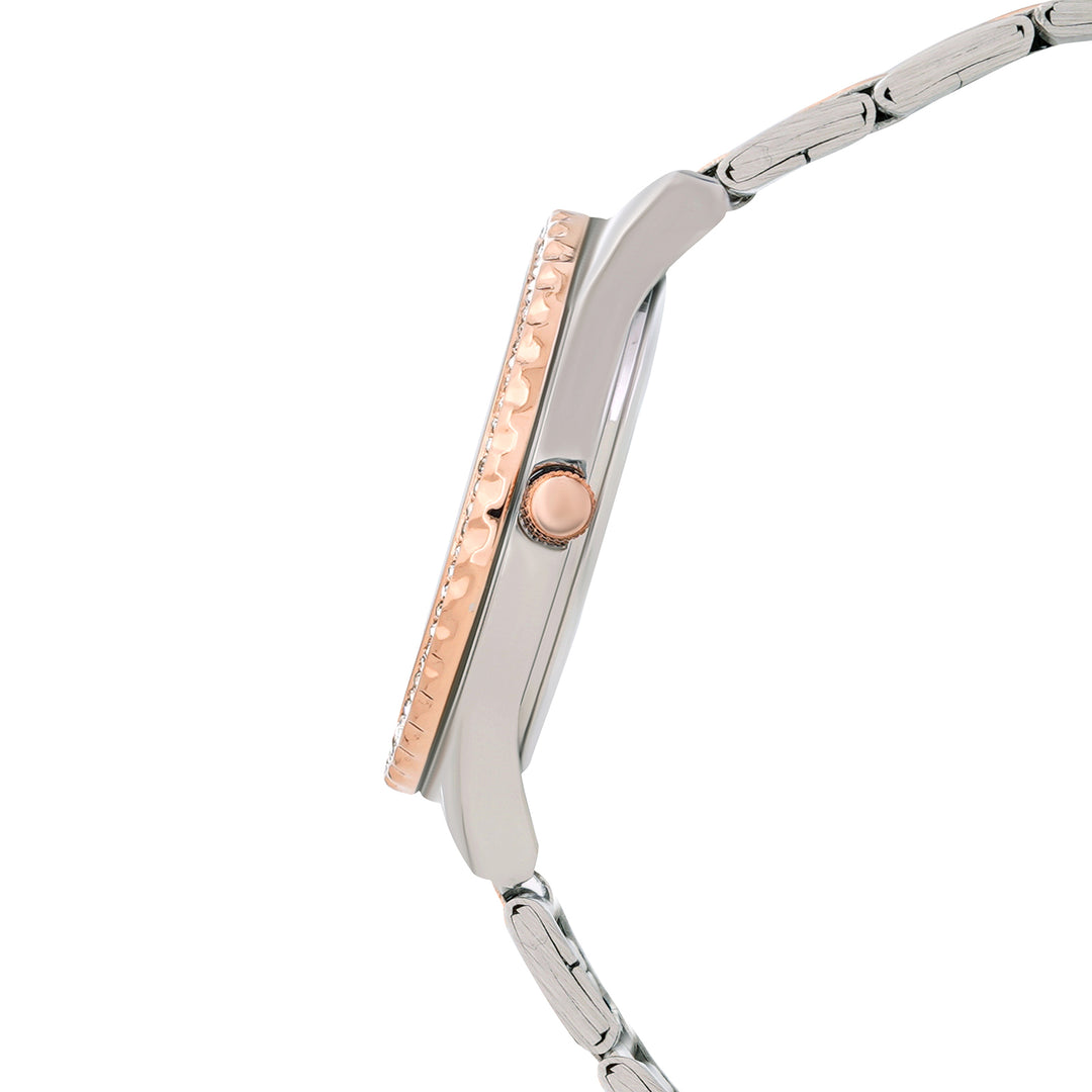 Shop online Adrenalina Silver Dial Dualtone Metallic Strap