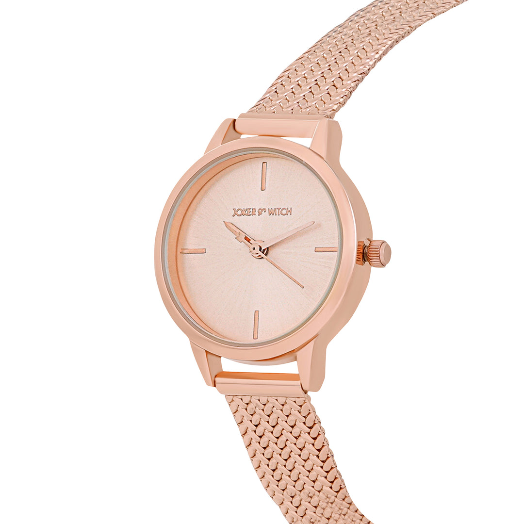 Shop online Anetra All Rosegold Mesh Strap Watch by Joker