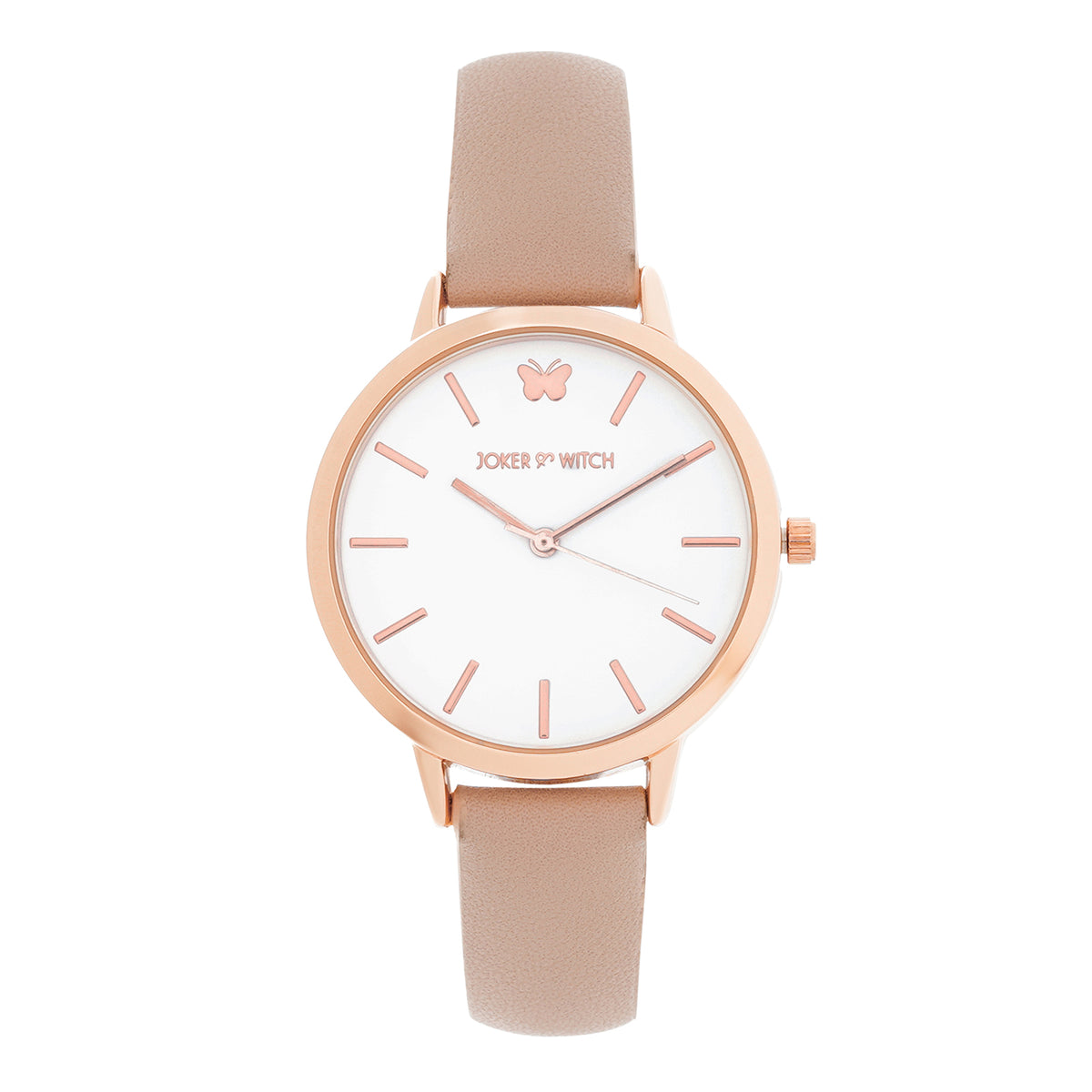 Signature MOP White Dial Rosegold Watch, Joker & Witch