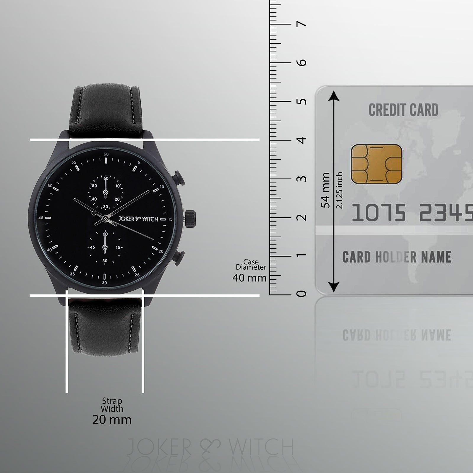 Shop online Beetle Black Dial Brown PU Strap Watch by Joker and Witch