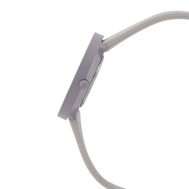 Duet Harmony Lavender Large Dial Silicone Strap Unisex Watch