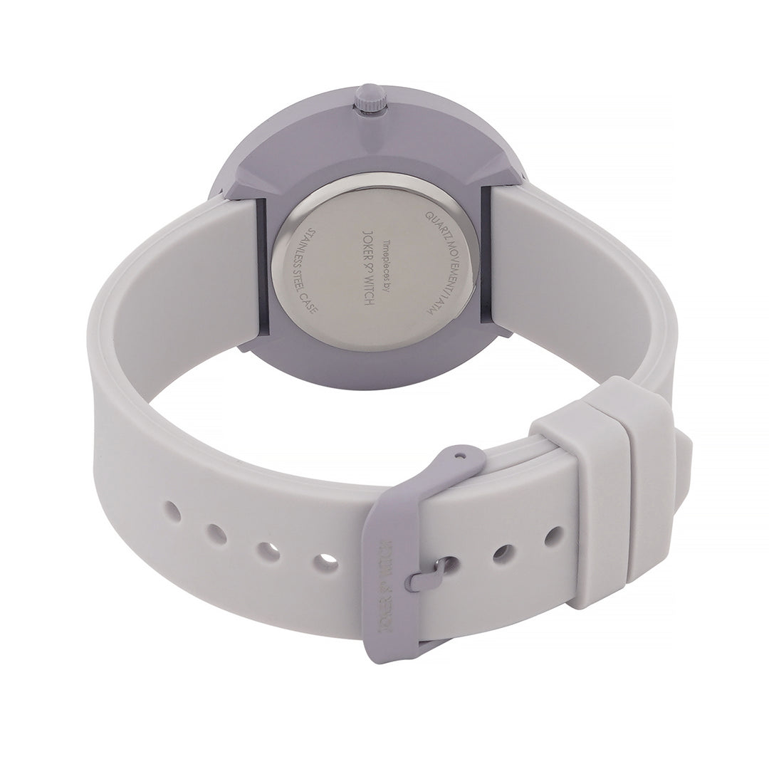 Duet Harmony Lavender Large Dial Silicone Strap Unisex Watch