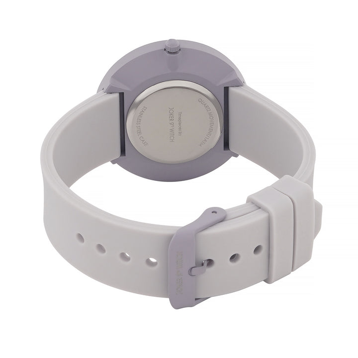 Duet Harmony Lavender Large Dial Silicone Strap Unisex Watch