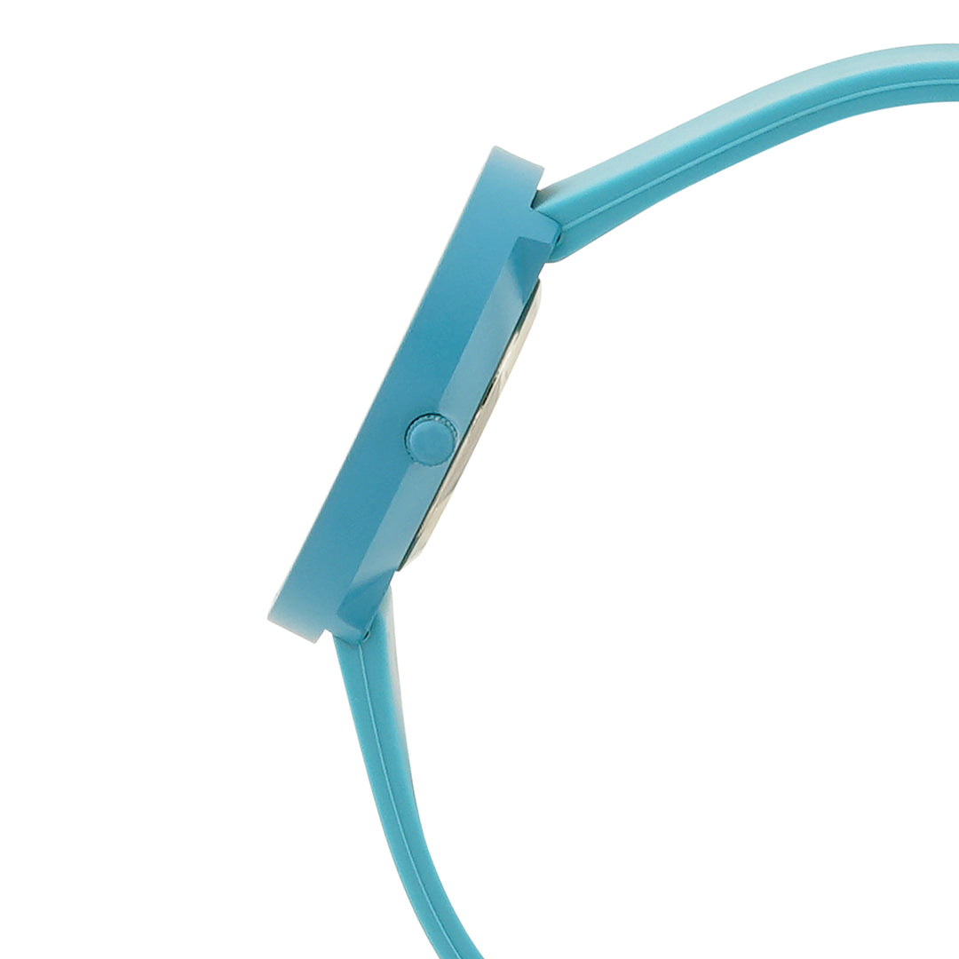 Duet Chroma Blue Large Dial Silicone Strap Unisex Watch