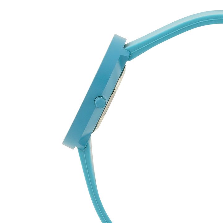 Duet Chroma Blue Large Dial Silicone Strap Unisex Watch