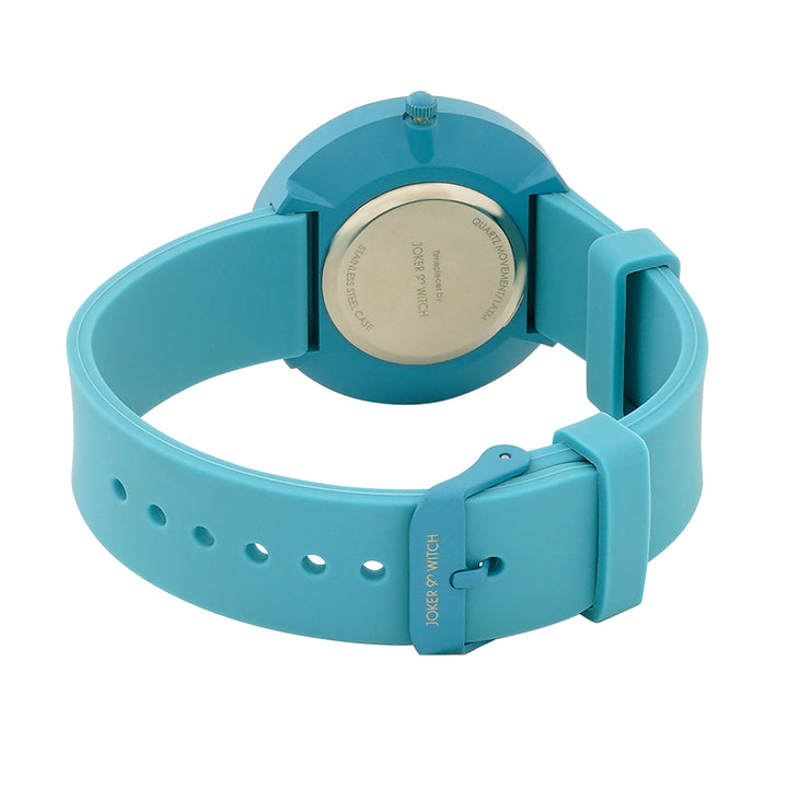 Duet Chroma Blue Large Dial Silicone Strap Unisex Watch