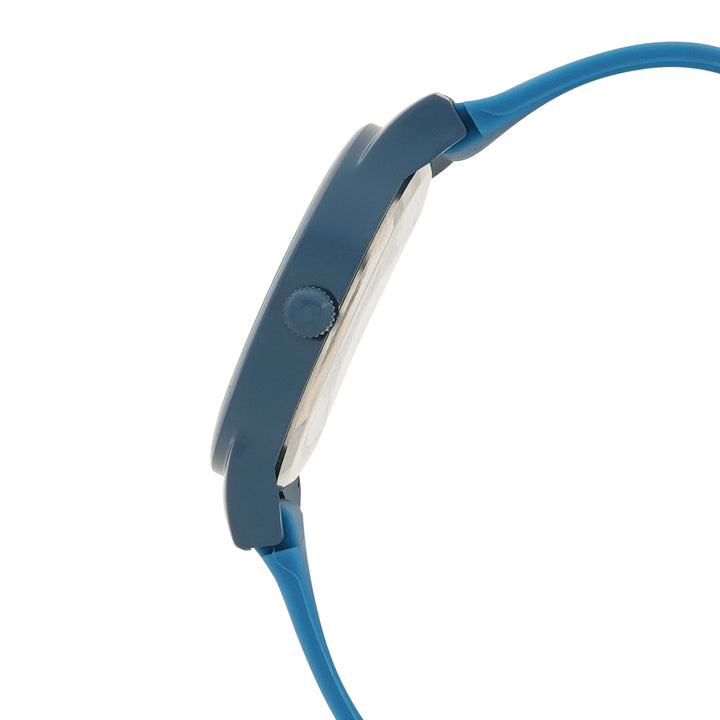 Riviera Blue Large Dial Silicone Strap Unisex Watch