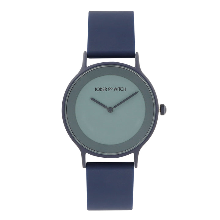 Alpine Blue Large Dial Silicone Strap Unisex Watch