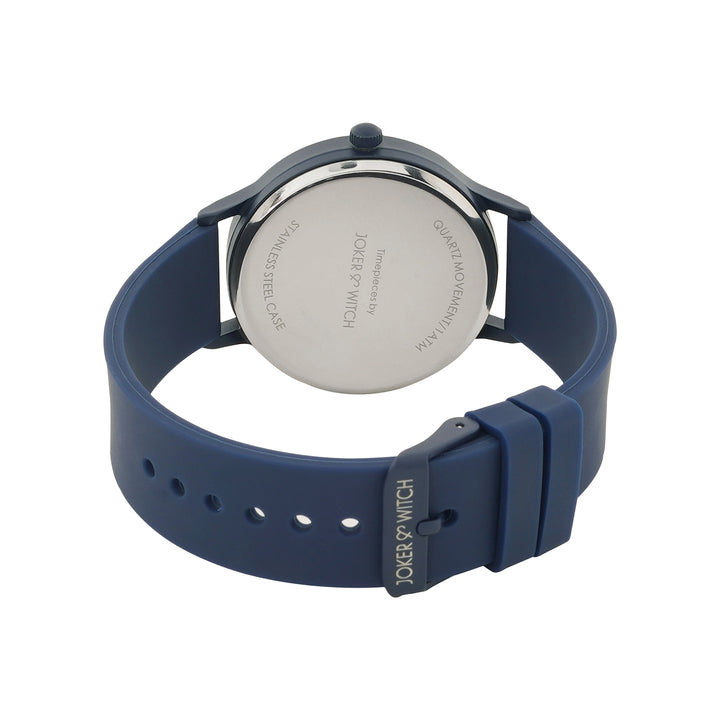 Alpine Blue Large Dial Silicone Strap Unisex Watch