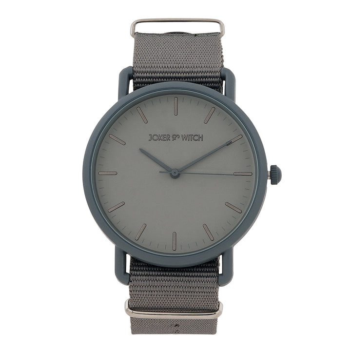 Tranquil Grey Large Dial Nato Strap Men's Watch