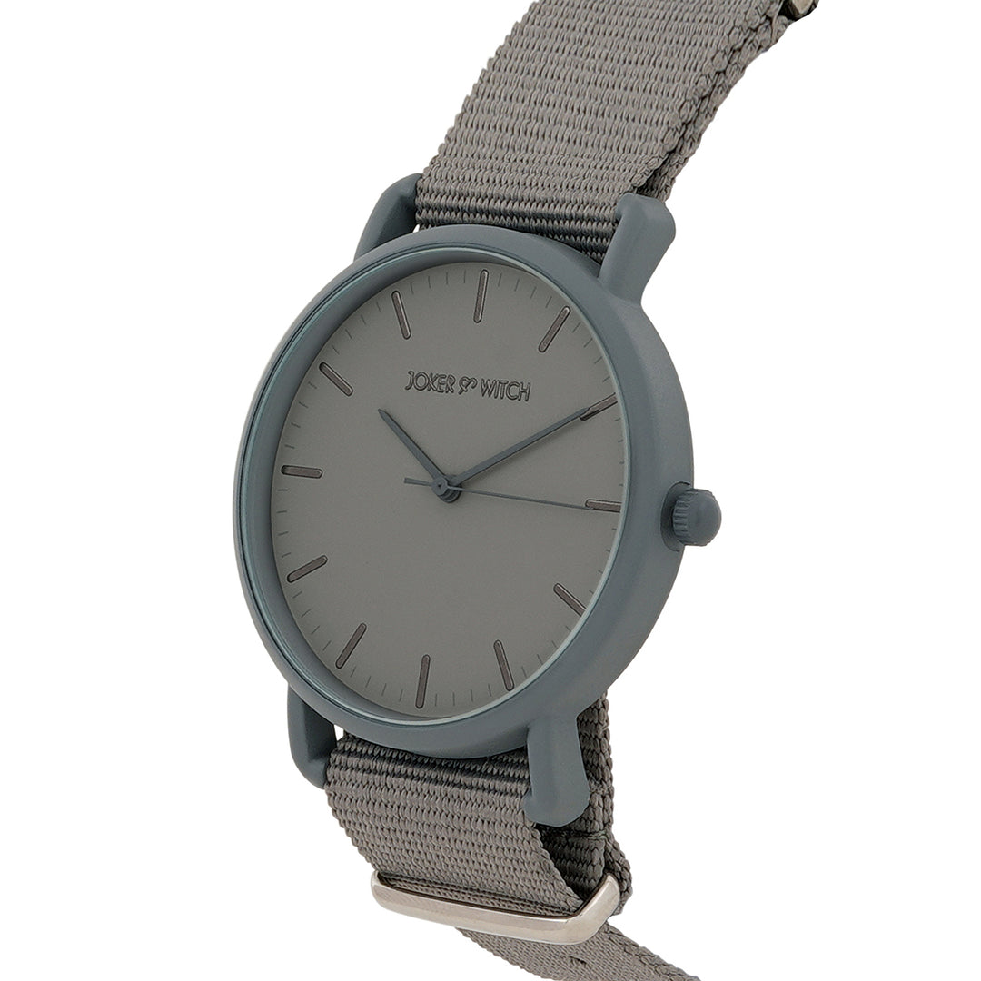 Tranquil Grey Large Dial Nato Strap Men's Watch