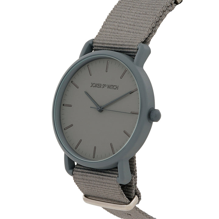 Tranquil Grey Large Dial Nato Strap Men's Watch