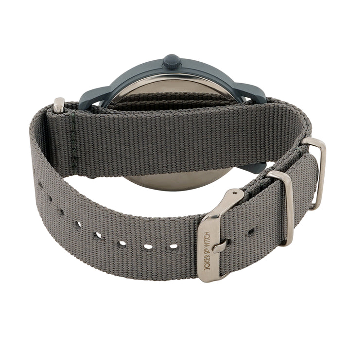 Tranquil Grey Large Dial Nato Strap Men's Watch