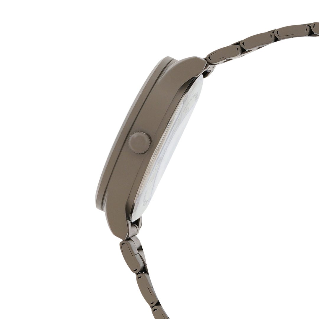 Nexus Grey Large Dial Linked Chain Strap Men's Watch