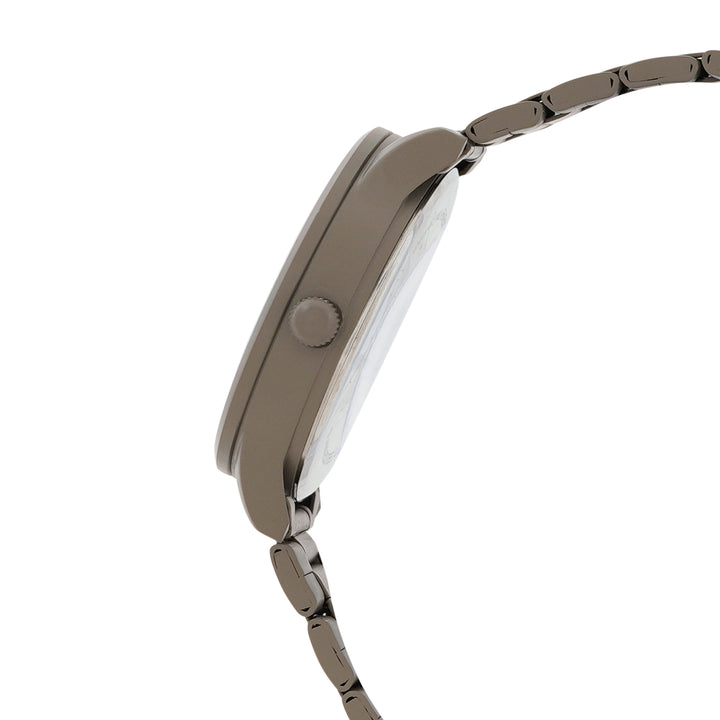 Nexus Grey Large Dial Linked Chain Strap Men's Watch