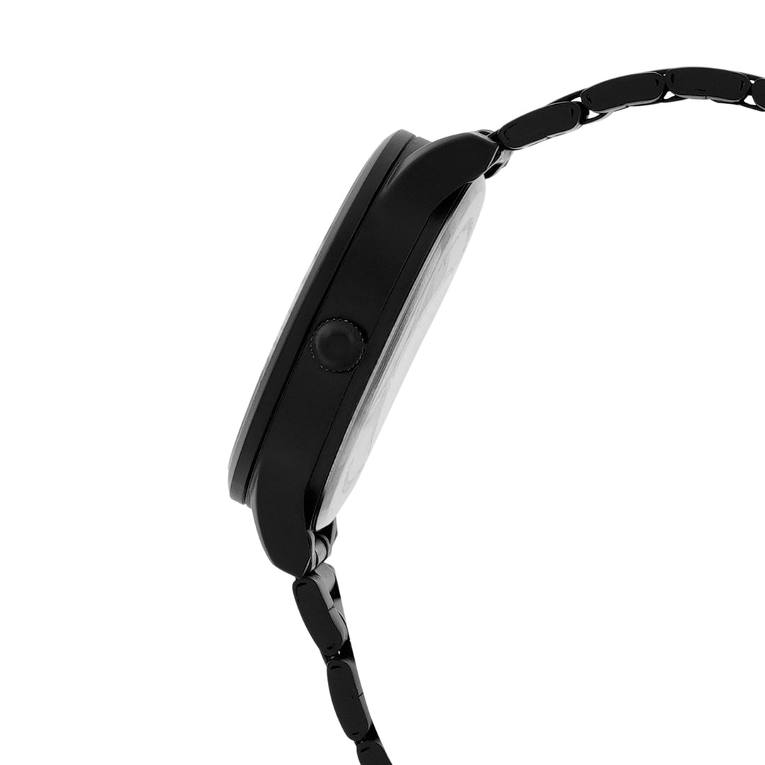 Nexus Black Large Dial Linked Chain Strap Men's Watch